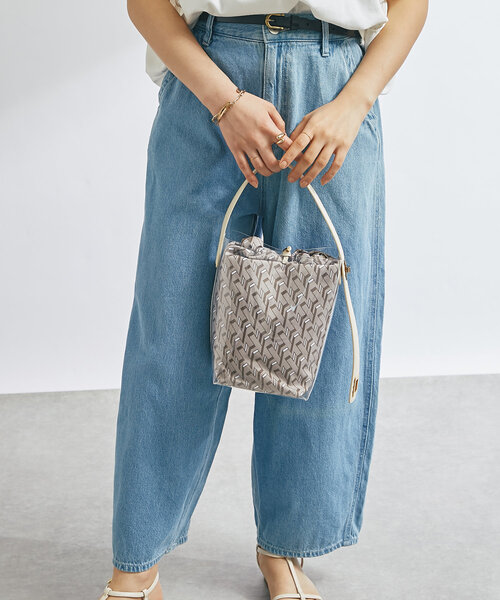 story.（ストーリー）の「【story.(ストーリー)】リバーシブル巾着付きクリアバッグ（ハンドバッグ・レディース・ホワイト/モカ・FREE）」の17枚目の写真