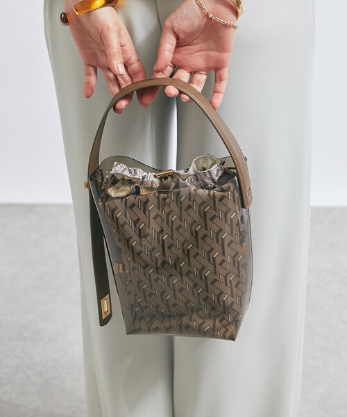 story.（ストーリー）の「【story.(ストーリー)】リバーシブル巾着付きクリアバッグ（ハンドバッグ・レディース・ホワイト/モカ・FREE）」の21枚目の写真