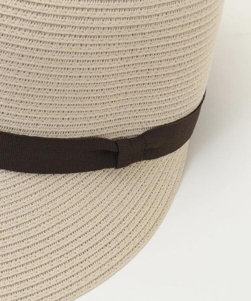 MELROSE claire（メルローズ クレール）の「【細ウォッシュブレードジョッキーハット】（キャップ・レディース・ベージュ/グレイッシュベージュ・FREE）」の5枚目の写真