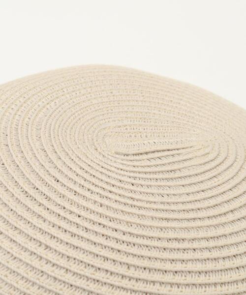 MELROSE claire（メルローズ クレール）の「【細ウォッシュブレードジョッキーハット】（キャップ・レディース・ベージュ/グレイッシュベージュ・FREE）」の6枚目の写真