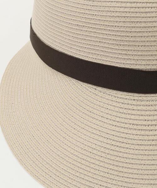 MELROSE claire（メルローズ クレール）の「【細ウォッシュブレードジョッキーハット】（キャップ・レディース・ベージュ/グレイッシュベージュ・FREE）」の7枚目の写真