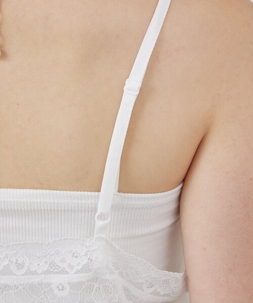 mline（エムライン）の「[mline]レイヤード レースキャミOP（ワンピース・レディース・オフホワイト・FREE）」の11枚目の写真