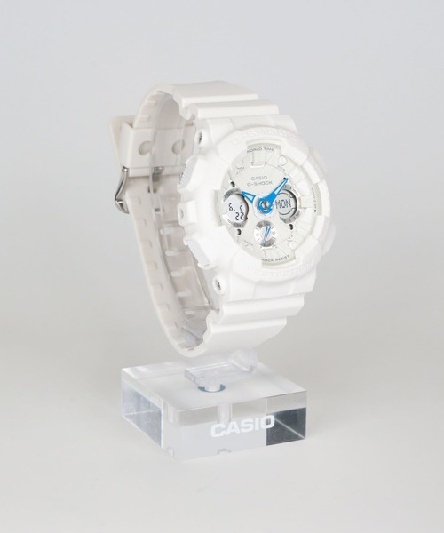 G-SHOCK(ジーショック)の「GMA-S120シリーズ / GMA-S120SA-7A2JF(アナログ腕時計・レディース・ホワイト×ブルー・FREE)」の7枚目の写真