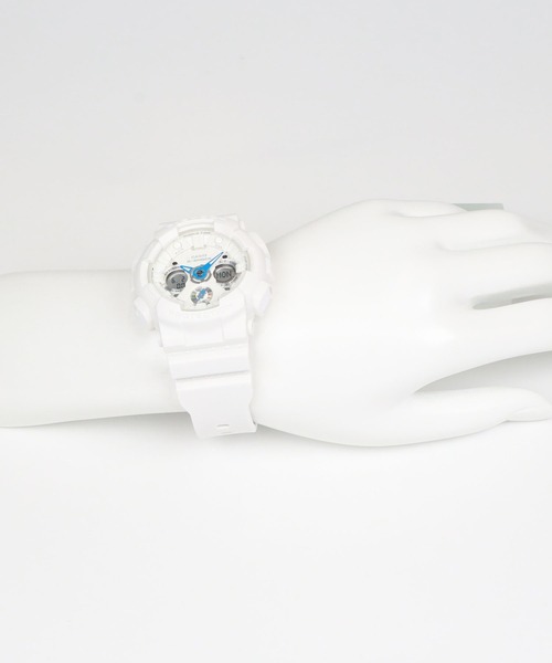 G-SHOCK(ジーショック)の「GMA-S120シリーズ / GMA-S120SA-7A2JF(アナログ腕時計・レディース・ホワイト×ブルー・FREE)」の12枚目の写真