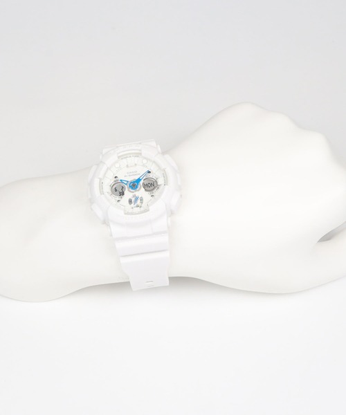 G-SHOCK(ジーショック)の「GMA-S120シリーズ / GMA-S120SA-7A2JF(アナログ腕時計・レディース・ホワイト×ブルー・FREE)」の14枚目の写真