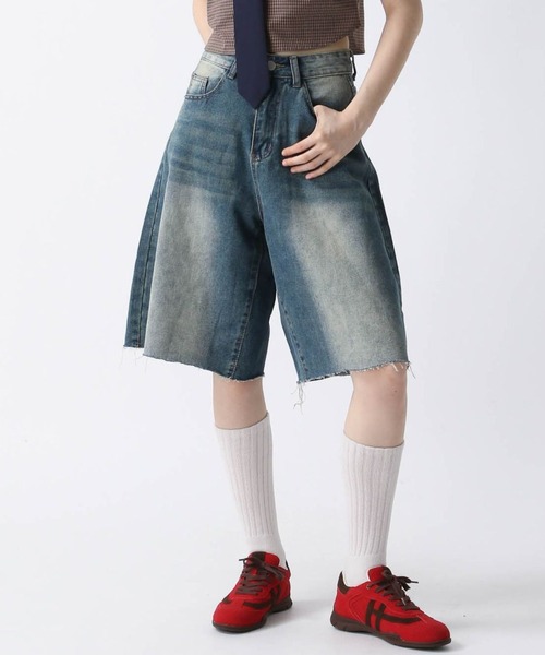 人気特価 2025SS】デニムハーフパンツ（デニムパンツ）｜FOREVER 21 パンツ