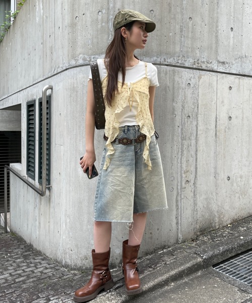 FOREVER 21(フォーエバー トゥエンティーワン)の「【2025SS】デニムハーフパンツ(デニムパンツ・レディース・ライトブルー/ブルー・MEDIUM/SMALL)」の20枚目の写真