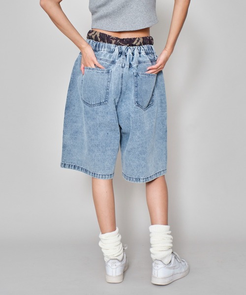 WEGO（ウィゴー）の「WEGO/ボクサードッキングデニムショーツ（デニムパンツ・メンズ・ブラック系2/スカイブルー・MEDIUM/LARGE）」の17枚目の写真