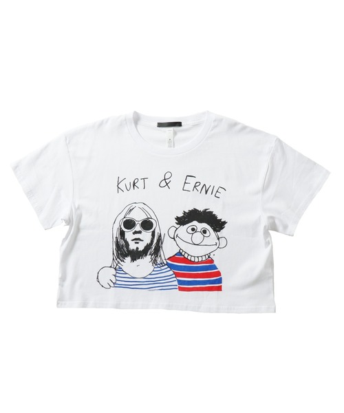 tシャツ BLACK SCORE /  EMIE midriff tee( EMIEミドリフ丈Tシャツ BSMCC UNISEX T BLACK SCORE / KURT EMIE midriff tee(KURT EMIEミドリフ丈T