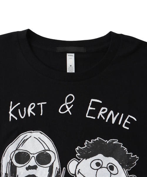 BLACK SCORE / KURT EMIE midriff tee(KURT EMIEミドリフ丈T