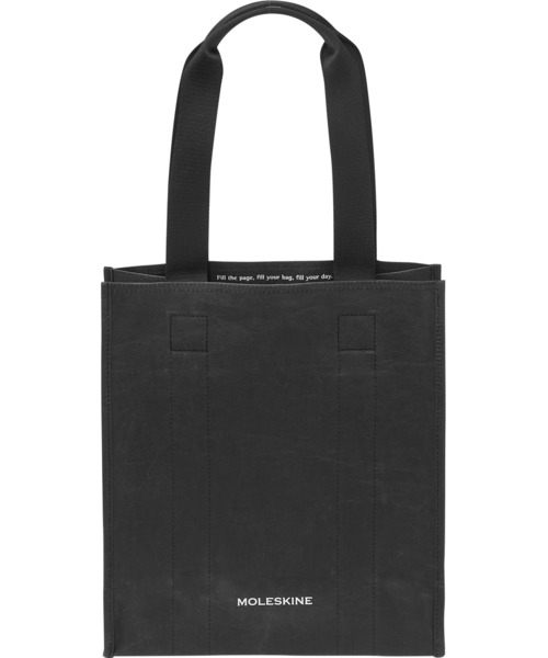 MOLESKINE(モレスキン)の「トートバッグ 22L ペーパー メイド ショッパー(トートバッグ・メンズ・ブラック・ONE SIZE)」の3枚目の写真