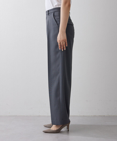 Drawing Numbers（ドローイング ナンバーズ）の「【Drawing Numbers】《セットアップ対応可》ドライスラブタックワイドパンツ（その他パンツ・レディース・キャメル/チャコールグレー・36/38）」の17枚目の写真