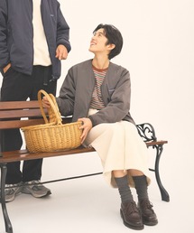 THOUSAND MILE（サウザンドマイル）の「【THOUSAND MILE】PADDED ZIP CARDIGAN/パデット ジップ　カーディガン（その他アウター）」