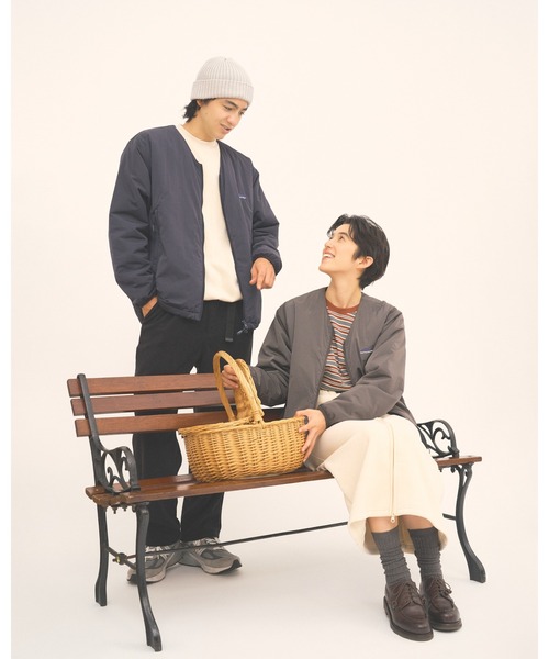 THOUSAND MILE(サウザンドマイル)の「【THOUSAND MILE】PADDED ZIP CARDIGAN/パデット ジップ カーディガン(その他アウター・メンズ・チャコールグレー/カーキ/ブラック/ブラウン/ネイビー・S/XS/L/M)」の6枚目の写真