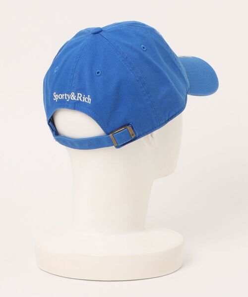 SPORTY&RICH（スポーティアンドリッチ）の「STADIUM HAT（キャップ・レディース・ブルー・ONE SIZE）」の6枚目の写真