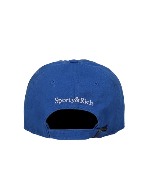 SPORTY&RICH（スポーティアンドリッチ）の「STADIUM HAT（キャップ・レディース・ブルー・ONE SIZE）」の4枚目の写真