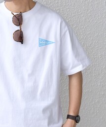 SHIPS any | 【WEB限定】SHIPS any: NATIONAL PARK ヴィンテージライク ワンポイント プリント Tシャツ◇(Tシャツ/カットソー)