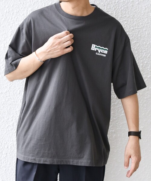 SHIPS any（シップス エニィ）の「【WEB限定】SHIPS any: NATIONAL PARK ヴィンテージライク ワンポイント プリント Tシャツ◇（Tシャツ/カットソー・メンズ・ホワイト/ネイビー/ライトホワイト/ダークグレー・SMALL/X-LARGE/LARGE/MEDIUM）」の3枚目の写真