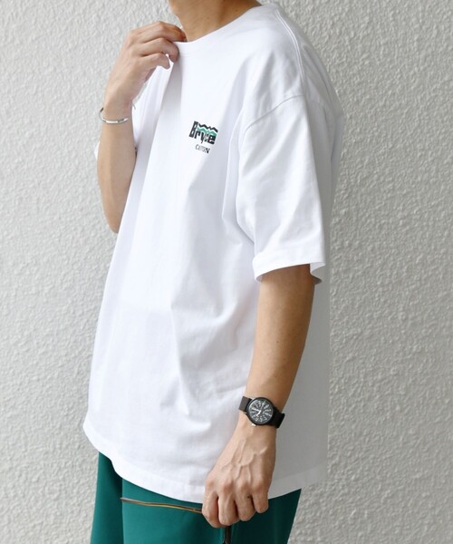 SHIPS any（シップス エニィ）の「【WEB限定】SHIPS any: NATIONAL PARK ヴィンテージライク ワンポイント プリント Tシャツ◇（Tシャツ/カットソー・メンズ・ホワイト/ネイビー/ライトホワイト/ダークグレー・SMALL/X-LARGE/LARGE/MEDIUM）」の8枚目の写真