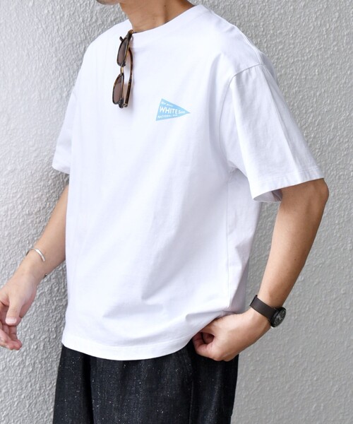 SHIPS any（シップス エニィ）の「【WEB限定】SHIPS any: NATIONAL PARK ヴィンテージライク ワンポイント プリント Tシャツ◇（Tシャツ/カットソー・メンズ・ホワイト/ネイビー/ライトホワイト/ダークグレー・SMALL/X-LARGE/LARGE/MEDIUM）」の14枚目の写真