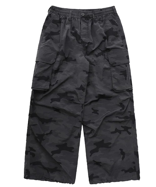 MASONPRINCE（メイソンプリンス）の「3カラー ルーズフィット ナイロン カモフラ柄 パラシュートパンツ XXK4350【MASONPRINCE】（カーゴパンツ・メンズ・ダークグレー/カーキ/グレー・L/M/S/XL）」の22枚目の写真