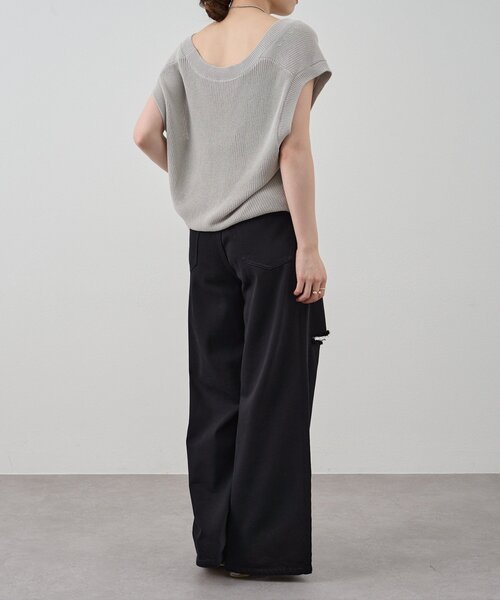 SHENERY(シーナリー)の「ダメージデニムパンツ(デニムパンツ・レディース・ホワイト/ブラック・38/36)」の14枚目の写真