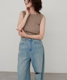 【LARUTA】［Web限定］ラメ入りボートネックニット