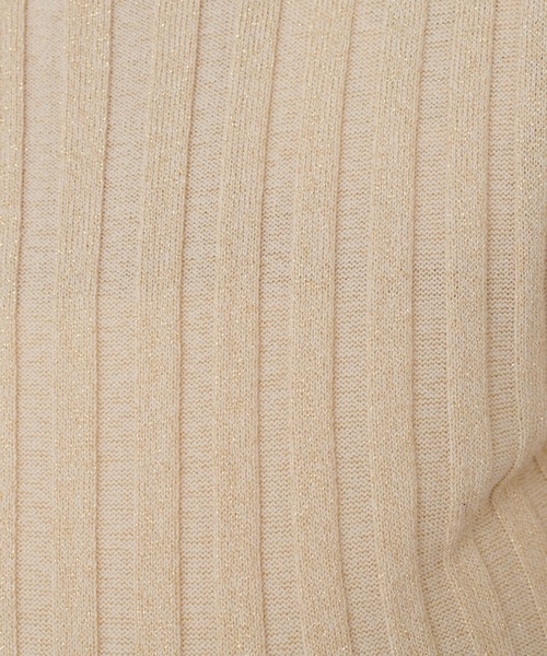 LARUTA（ラルータ）の「【LARUTA】［Web限定］ラメ入りボートネックニット（ニット/セーター・レディース・ブラウン/モカ/ネイビー/ベージュ・MEDIUM）」の19枚目の写真
