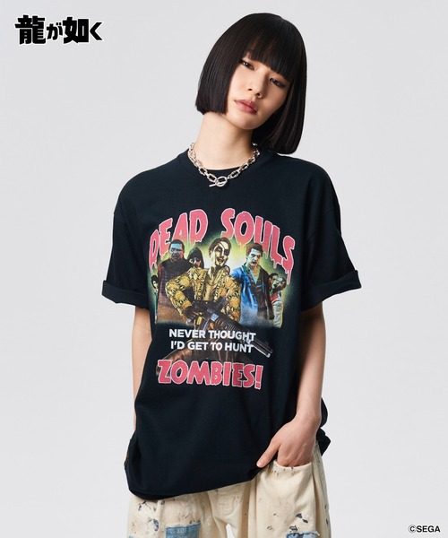 glamb（グラム）の「Dead Souls T-shirt / デッドソウルズTシャツ（Tシャツ/カットソー・メンズ・ホワイト/ブラック・L/M/XL）」の2枚目の写真