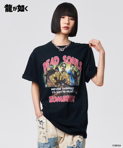 glamb（グラム）の「Dead Souls T-shirt / デッドソウルズTシャツ（Tシャツ/カットソー・メンズ・ホワイト/ブラック・L/M/XL）」の7枚目の写真
