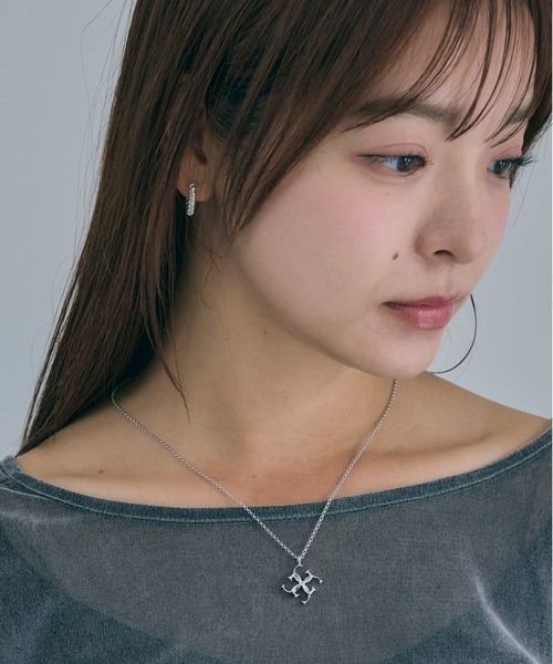 Cross logo necklace（ネックレス）｜GRAiL(accessories