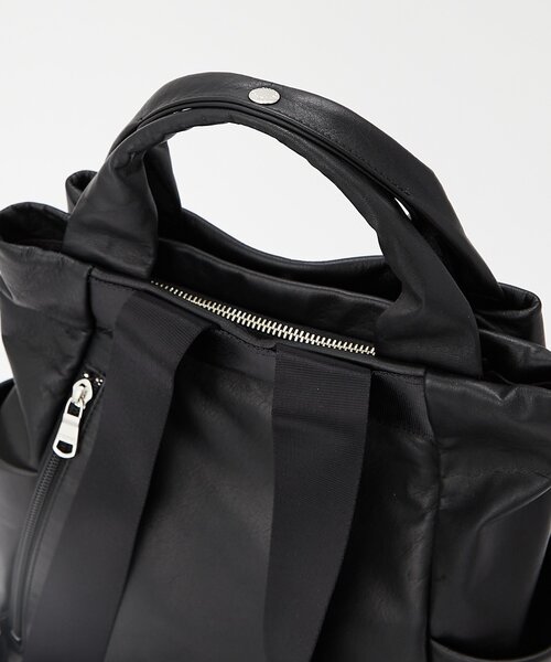 russet（ラシット）の「レザー2ハンドルリュックサック（SF-259）（バックパック/リュック・レディース・ブラック・FREE）」の14枚目の写真