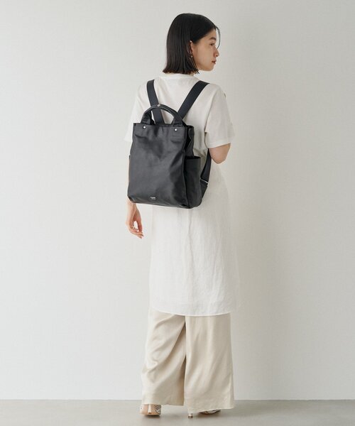 russet（ラシット）の「レザー2ハンドルリュックサック（SF-259）（バックパック/リュック・レディース・ブラック・FREE）」の6枚目の写真