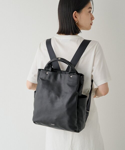 russet（ラシット）の「レザー2ハンドルリュックサック（SF-259）（バックパック/リュック・レディース・ブラック・FREE）」の13枚目の写真