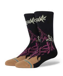 STANCE（スタンス）の「【STANCE/スタンス】WELCOME（ウェルカム）コラボモデル　クルーソックス　新素材『インフィニット』　WELCOME SKELLY CREW（ソックス/靴下・メンズ）」