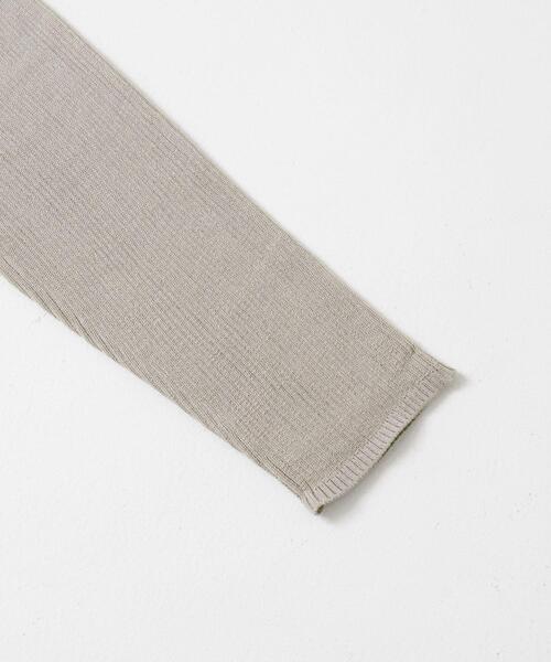 audrey and john wad（オードリーアンドジョンワッド）の「『別注』Audrey and John Wad×DOORS　バイカラーカーディガン（カーディガン/ボレロ・レディース・グレー系その他/ブラウン系その他・FREE）」の8枚目の写真