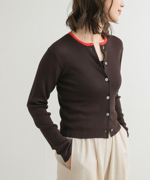 セール】『別注』Audrey and John Wad×DOORS バイカラーカーディガン