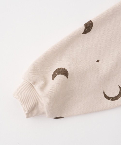 PUPPAPUPO（プッパプーポ）の「ビッグプリント スウェット トレーナー（スウェット・キッズ・ベージュ/チャコール/ブルー/アイボリー・80/90/100/110）」の13枚目の写真