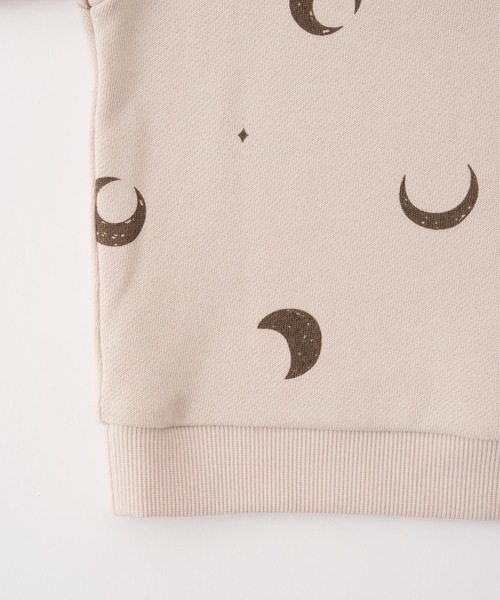 PUPPAPUPO（プッパプーポ）の「ビッグプリント スウェット トレーナー（スウェット・キッズ・ベージュ/チャコール/ブルー/アイボリー・80/90/100/110）」の14枚目の写真