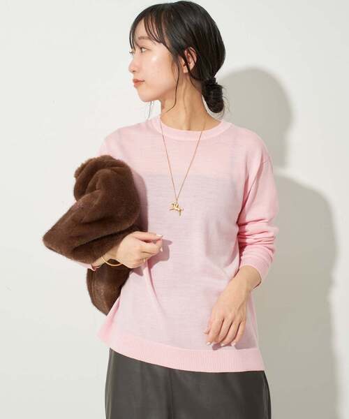 セール】《追加》ウォッシャブルプレーンニット（ニット/セーター