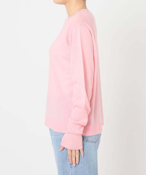 SLOBE IENA（スローブイエナ）の「《追加》ウォッシャブルプレーンニット（ニット/セーター・レディース・パープル/ブラウン/レッド/ライトグレー・FREE）」の16枚目の写真