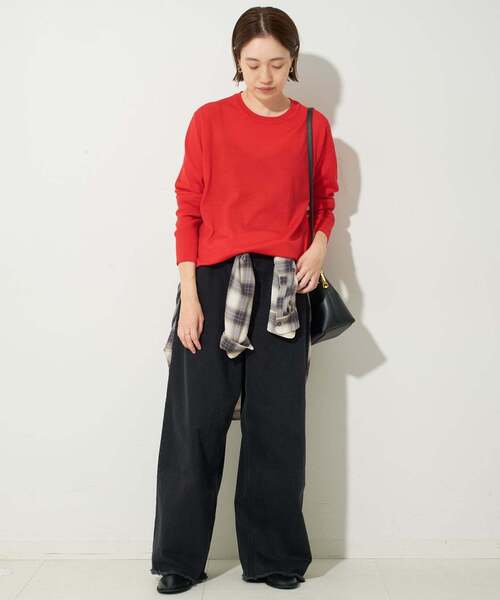 追加》ウォッシャブルプレーンニット（ニット/セーター）｜SLOBE IENA