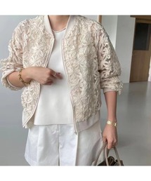 Forcement（フォースメント）の「春夏のレースブルゾン（ブルゾン）」