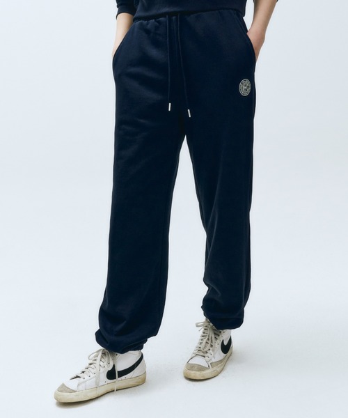 MARITHE + FRANCOIS GIRBAUD（マリテフランソワジルボー）の「MOUVEMENT W JOGGER SWEAT PANTS（スウェットパンツ・レディース・ヘザーグレー/ネイビー・SMALL/MEDIUM）」の11枚目の写真