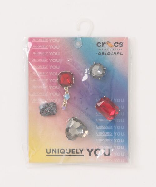 crocs(クロックス)の「クロックス ダーク アンド ムーディー ジェム 5 パック / crocs Dark and Moody Gem 5 Pack(シューズアクセサリー・レディース・その他・ONE SIZE)」の1枚目の写真