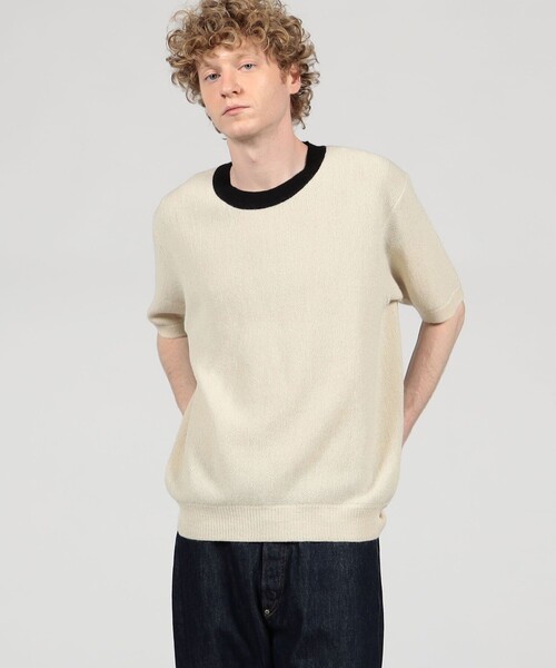 セール】【別注】Raffa Molina パイピング クルーネック ハーフ