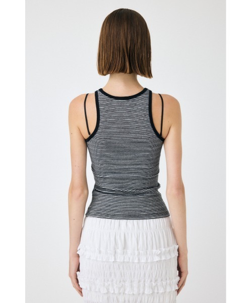 MOUSSY（マウジー）の「AMERICAN SLEEVE タンクトップ（タンクトップ・レディース・ブラック系その他/ブラック/ホワイト/マジェンタ・FREE）」の22枚目の写真