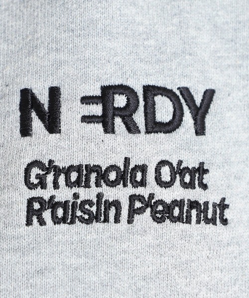 NERDY(ノルディ)の「ラグランクロップドフーディジップアップ(パーカー・レディース・ピンク/グレー・S/M/SS)」の16枚目の写真