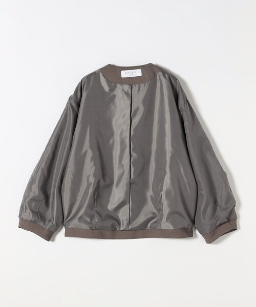 ❤️専用【極美品】アルベロベロ　ノーカラージャケット ブタさん ジップ　ブルゾン Theory｜ノーカラージップアップブルゾン