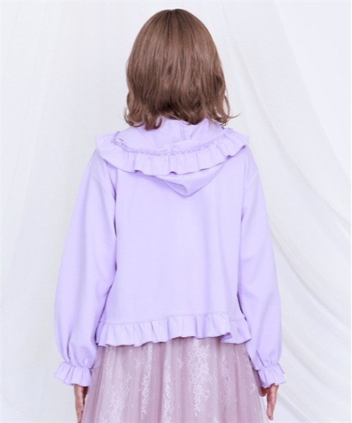 axes femme（アクシーズファム）の「ヤングオイスター／パーカー（パーカー・レディース・ブラック/ラベンダー・MEDIUM）」の14枚目の写真